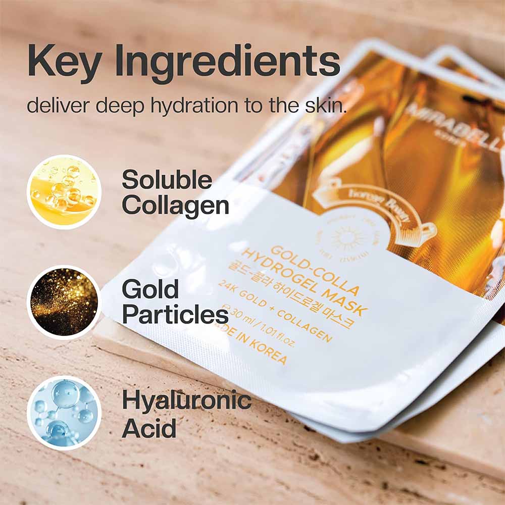 Mirabelle - Gold-Colla - Facial Sheet Mask