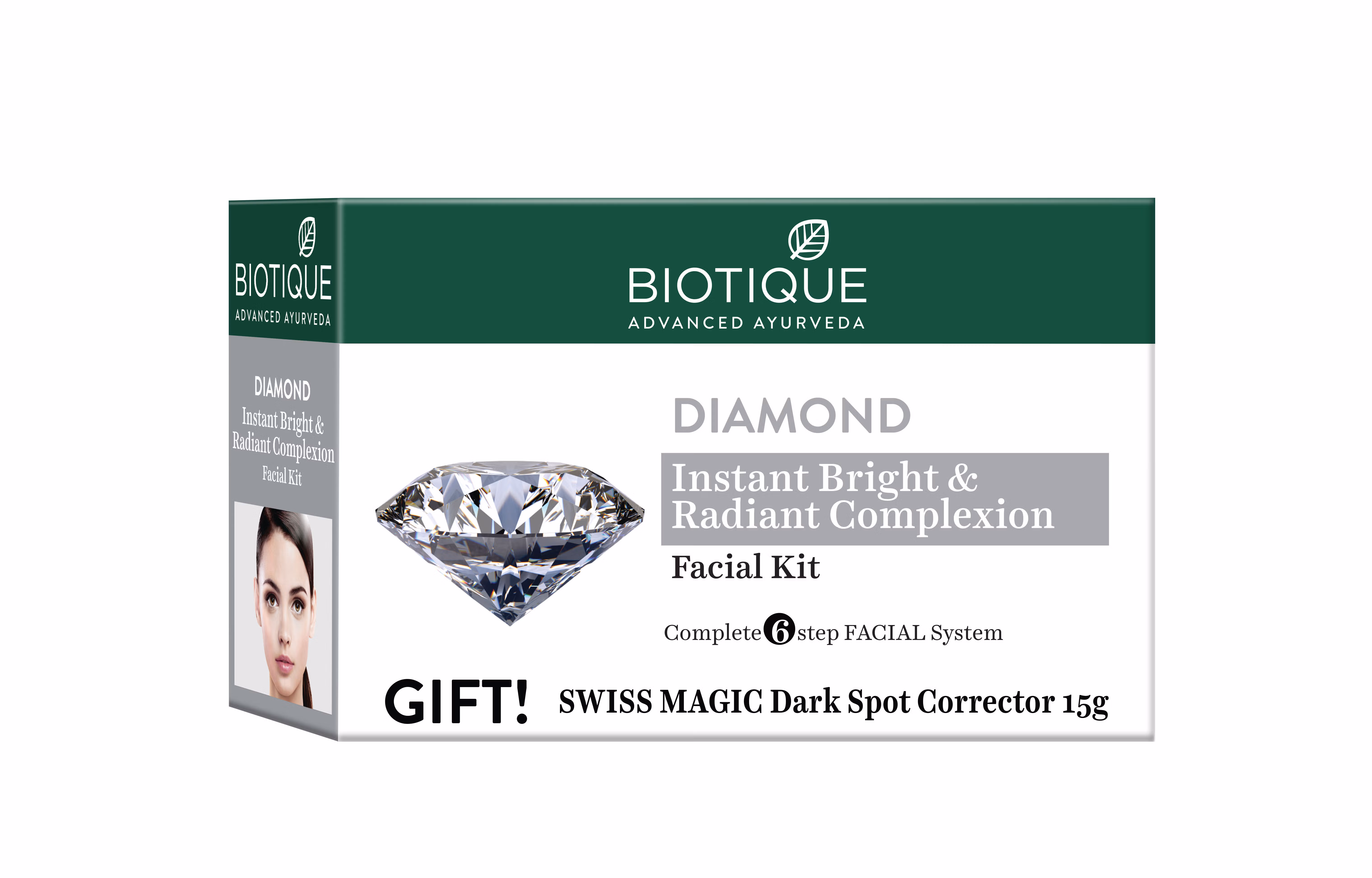 Biotique - Diamond - Instant Bright & Radiant Complexion - Facial Kit