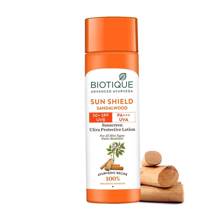 Biotique - Sandalwood - Sun Shield- 50+spf sunscreen lotion
