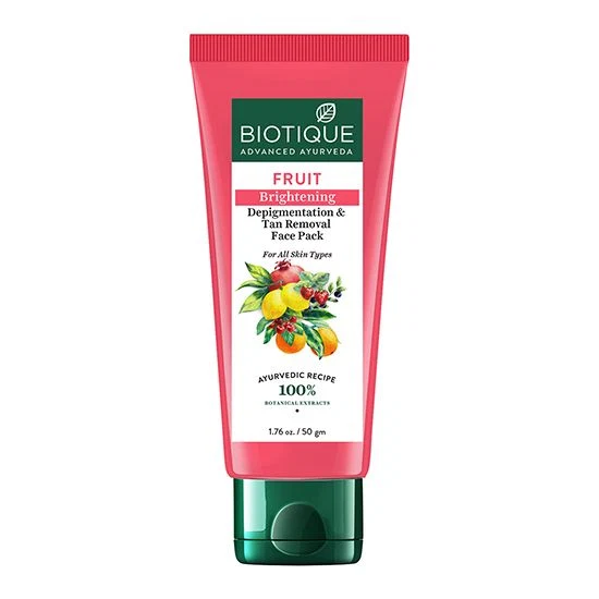 Biotique - Fruit Brightening - Depigmentation & Tan Removal Face Pack