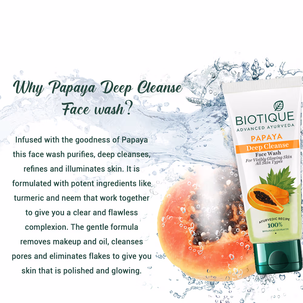 Biotique - Papaya - Deep Cleanse - Face Wash