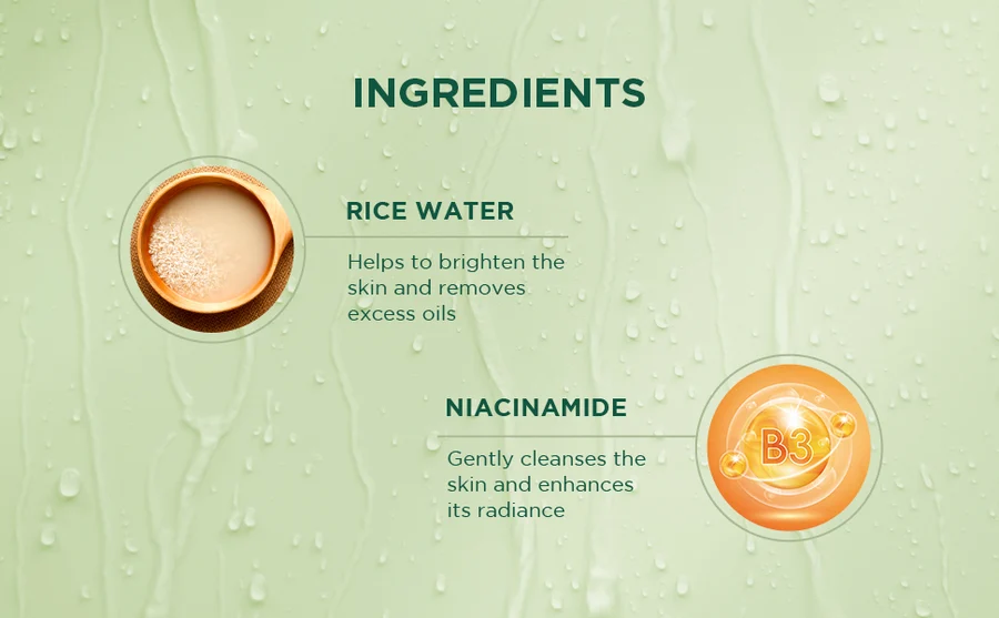 Biotique - Rice Water & Niacinamide - Face Wash