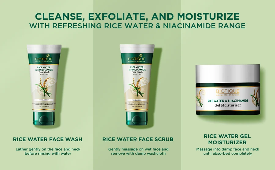 Biotique - Rice Water & Niacinamide - Face Wash
