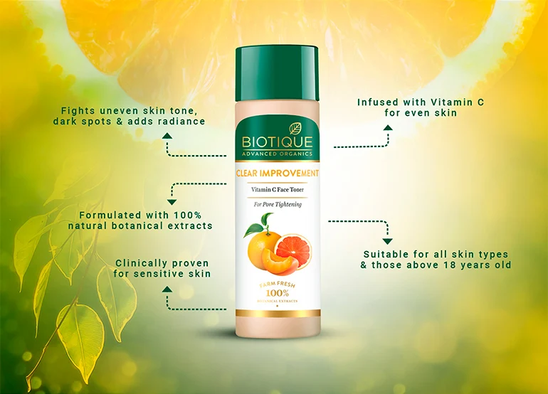 Biotique - Clear Improvement - Vitamin C Face Toner
