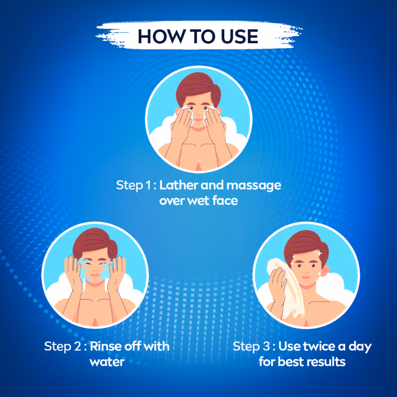 Nivea Men - All in 1 Charcoal - 3D Actions - Face Wash,