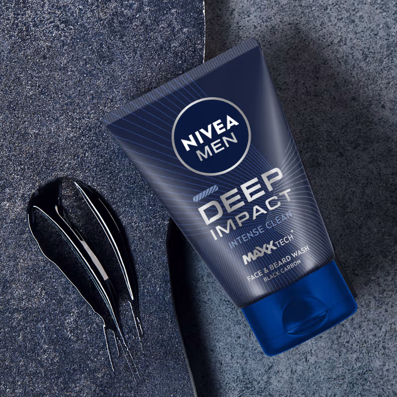 Nivea Men - Deep Impact - Intense Clean - Face Wash