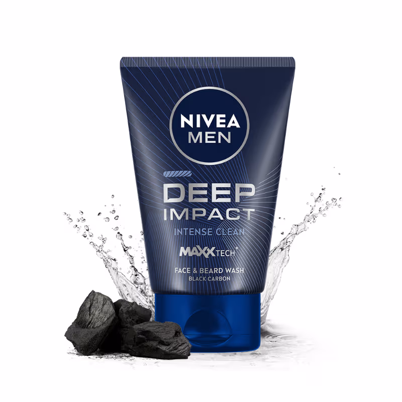 Nivea Men - Deep Impact - Intense Clean - Face Wash