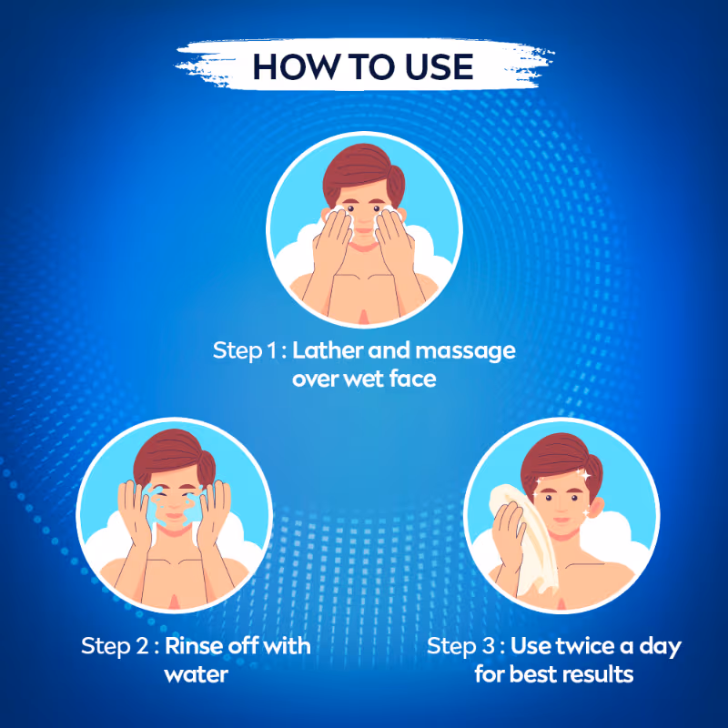Nivea Men - Deep Impact - Intense Clean - Face Wash