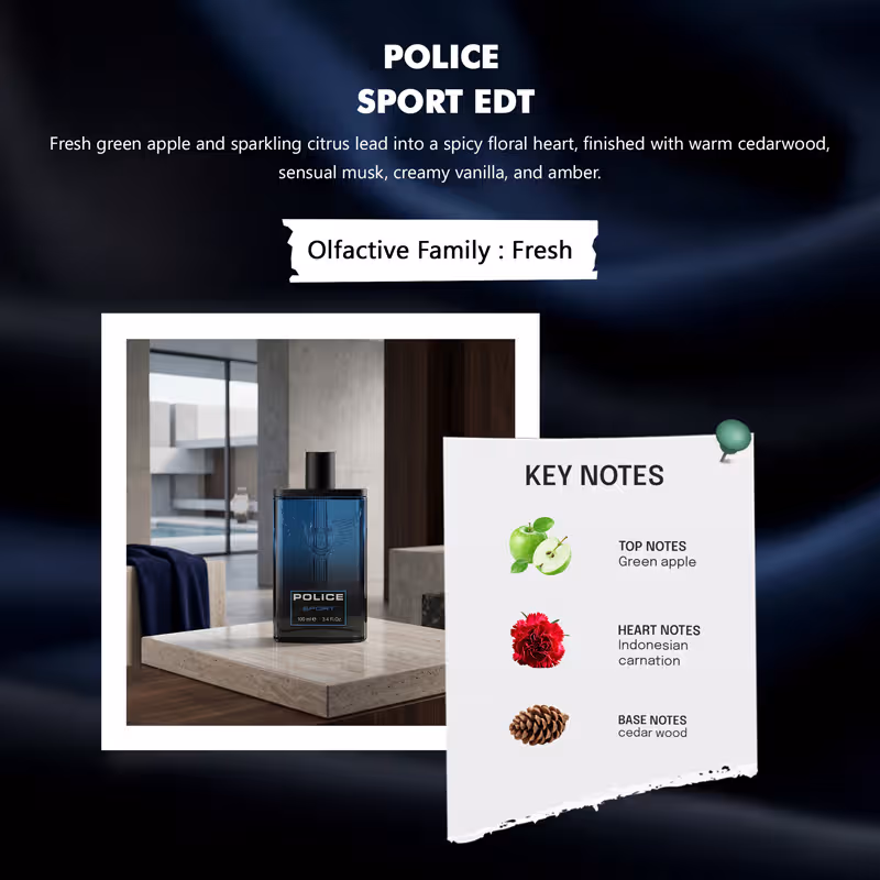 Police - Sport - Eau De Toilette-For Man