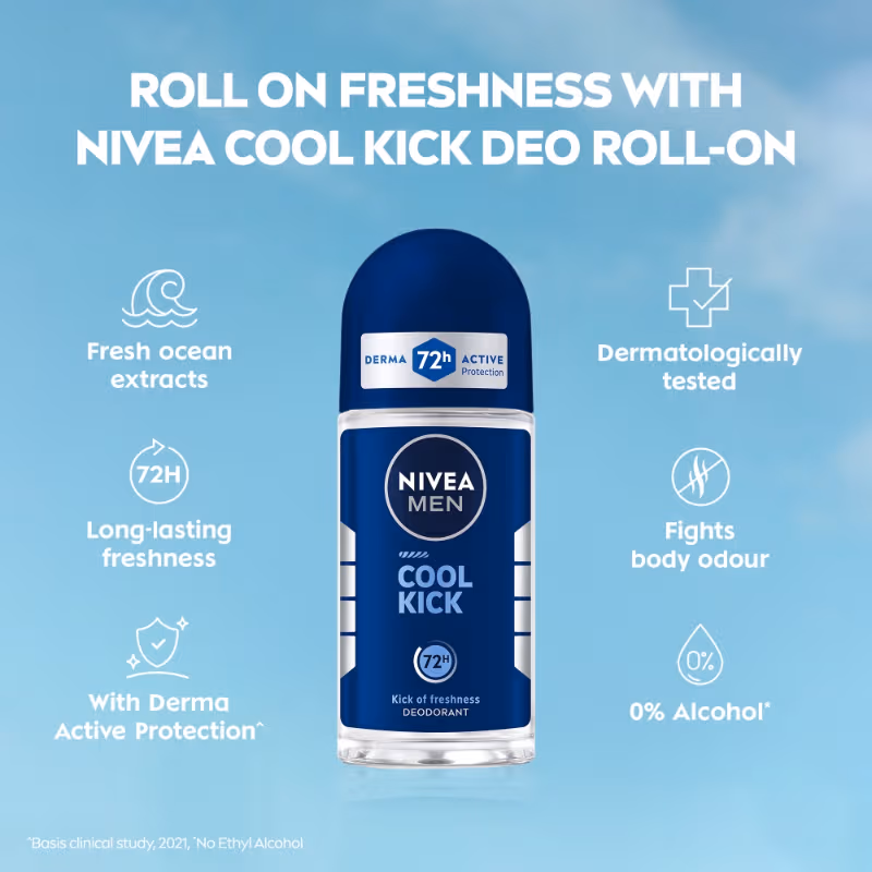 Nivea Men - Cool Kick - Deodorant Roll On