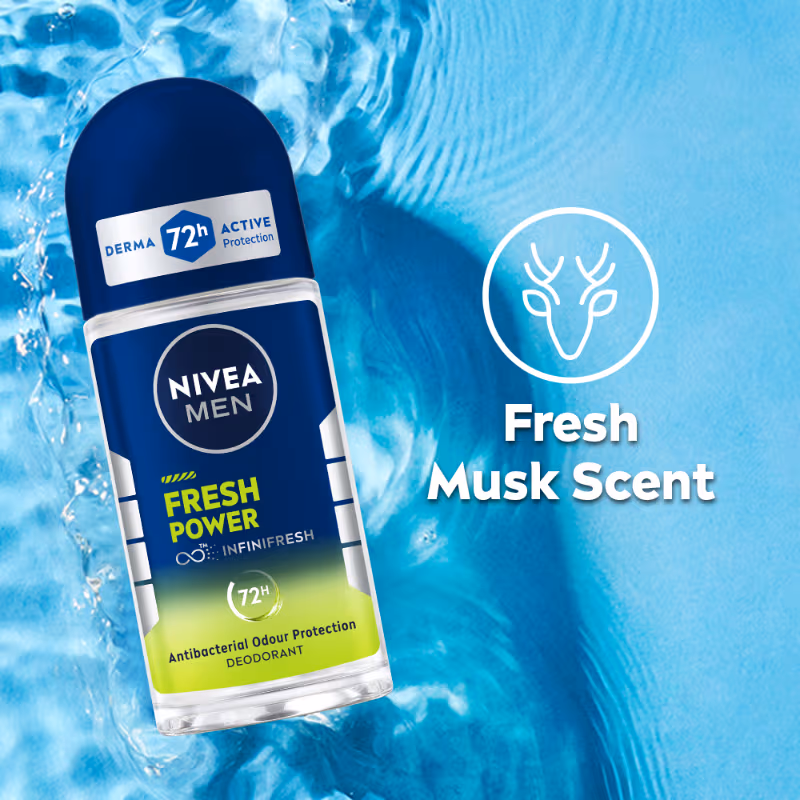 Nivea Men - Fresh Power - Deodorant Roll On