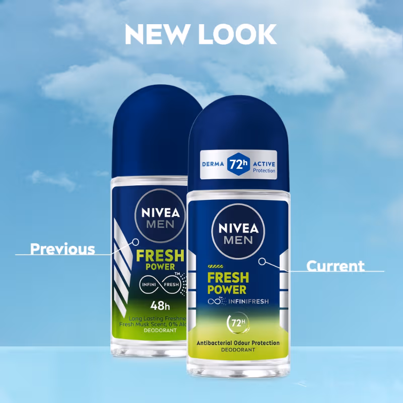 Nivea Men - Fresh Power - Deodorant Roll On