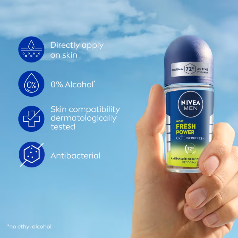 Nivea Men - Fresh Power - Deodorant Roll On