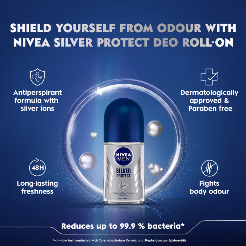 Nivea Men - Silver Protect - Deodorant Roll On