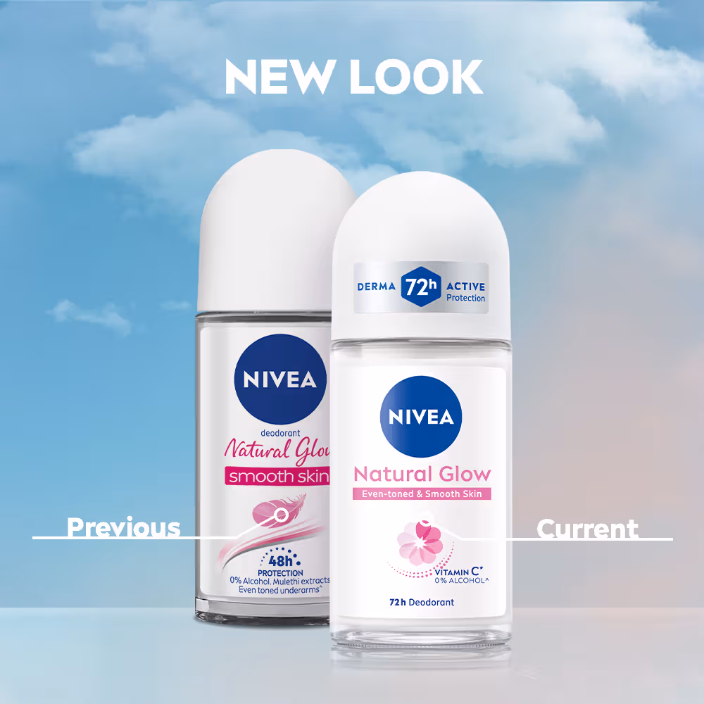 Nivea Men - Natural Glow - Smooth Skin - Deodorant Roll On