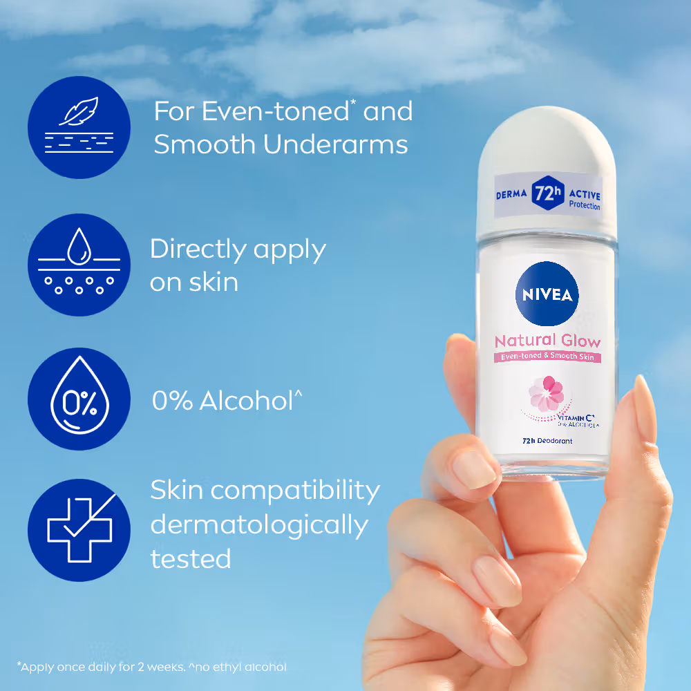 Nivea Men - Natural Glow - Smooth Skin - Deodorant Roll On