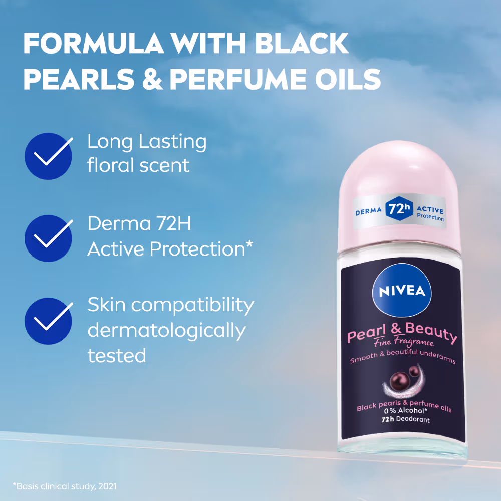 Nivea Men - Pearl & Beauty - Fine Fragrance - Deodorant Roll On