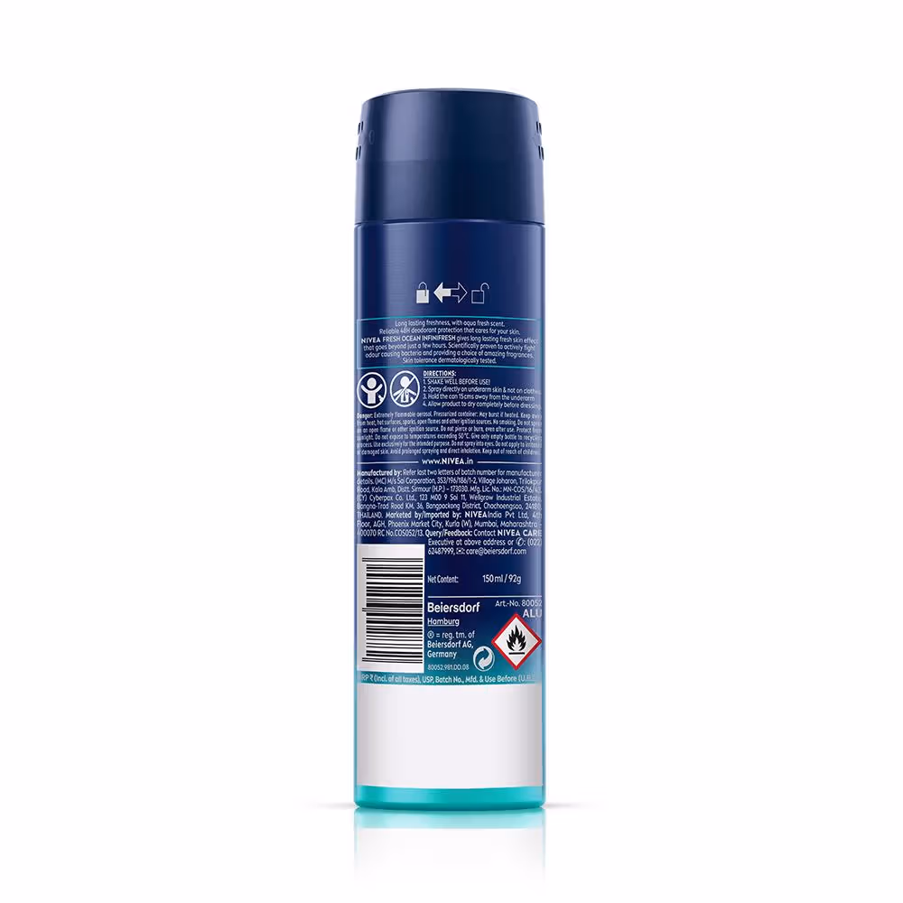 Nivea Men - Fresh Ocean - Deodorant, 48h Long lasting Freshness