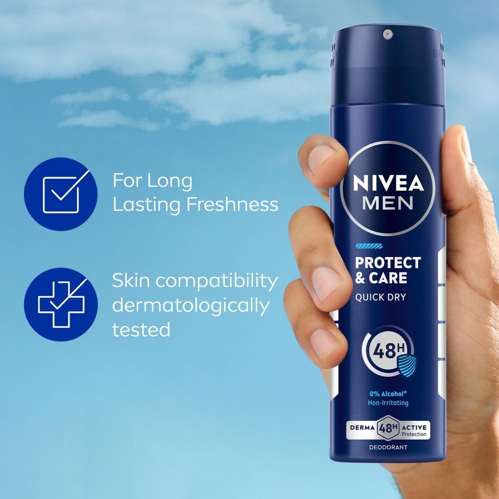 Nivea Men - Protect & Care - Deodorant - 48H Long lasting Freshness