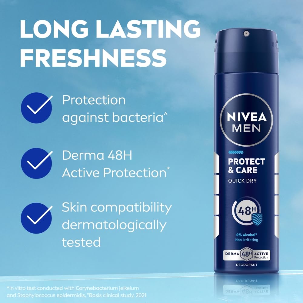 Nivea Men - Protect & Care - Deodorant - 48H Long lasting Freshness