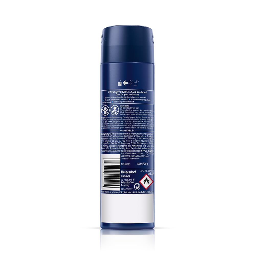 Nivea Men - Protect & Care - Deodorant - 48H Long lasting Freshness