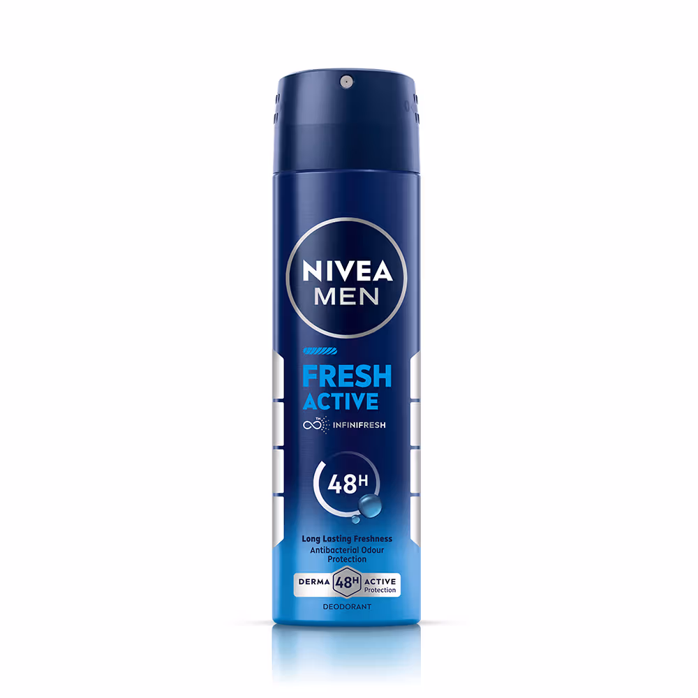 Nivea Men - Fresh Active - Deodorant, - 48h Long lasting Freshness