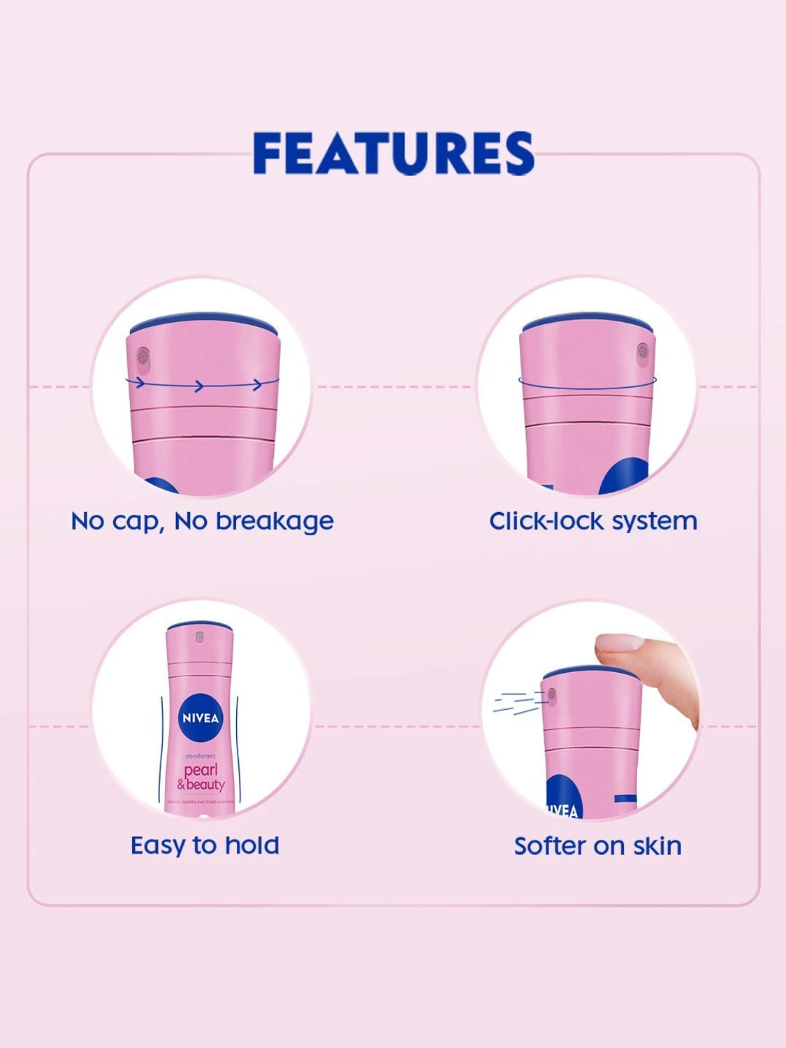 Nivea - Pearl & Beauty - Radiance - Deodorant Spray