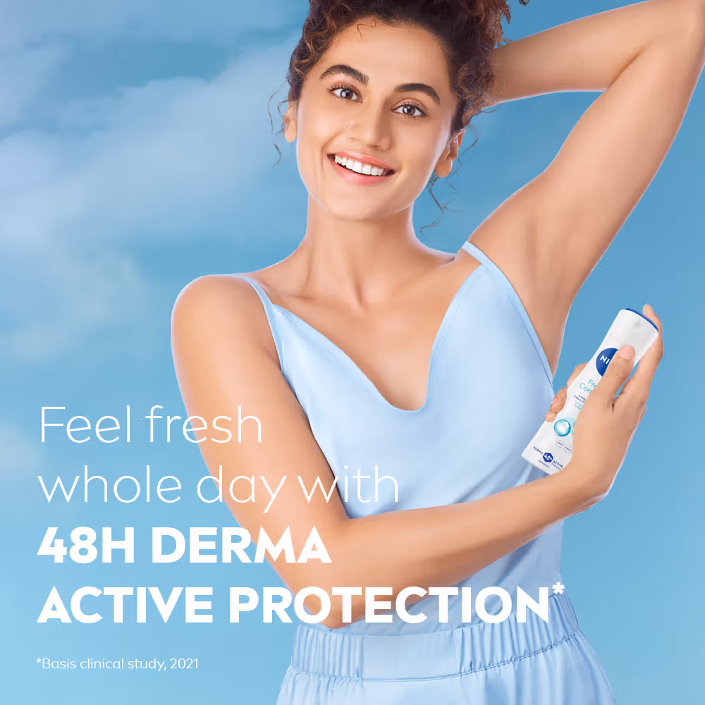 Nivea - Fresh Comfort - Deodorant, - Long Lasting Freshness & 48h Protection