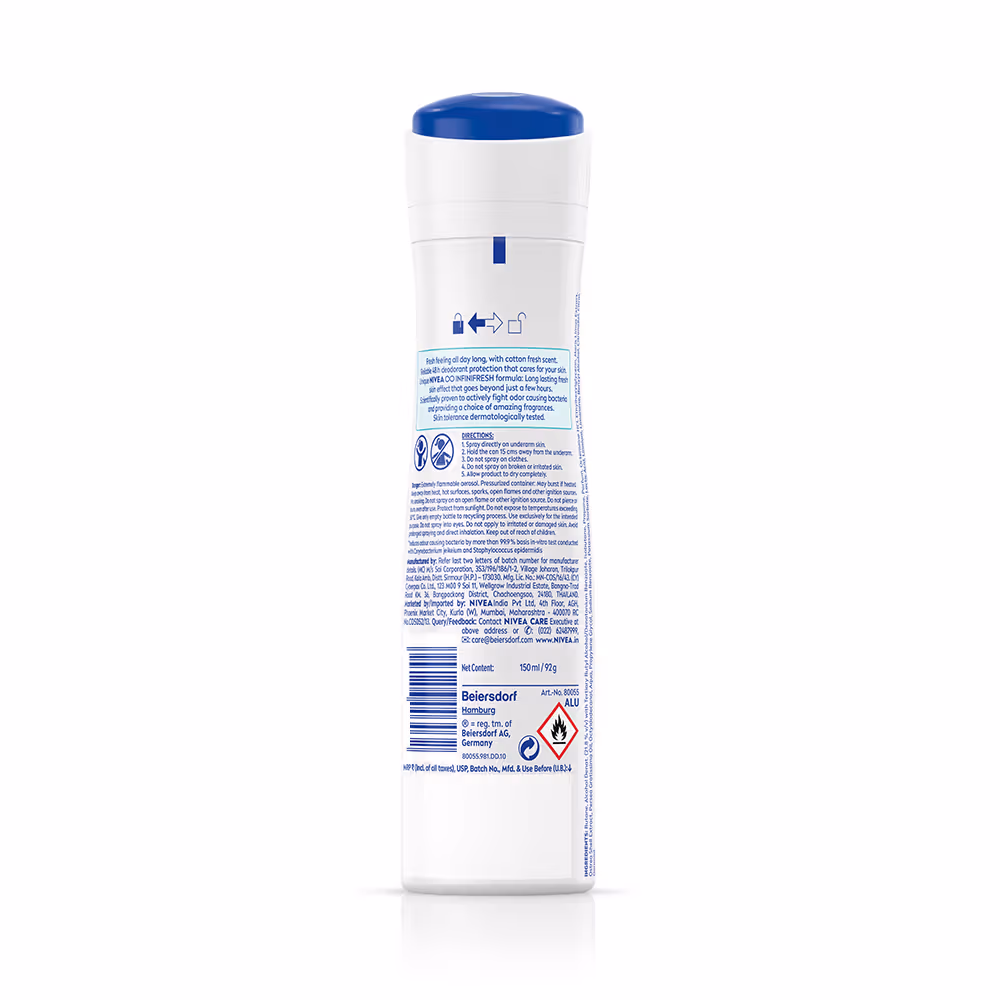 Nivea - Fresh Comfort - Deodorant, - Long Lasting Freshness & 48h Protection
