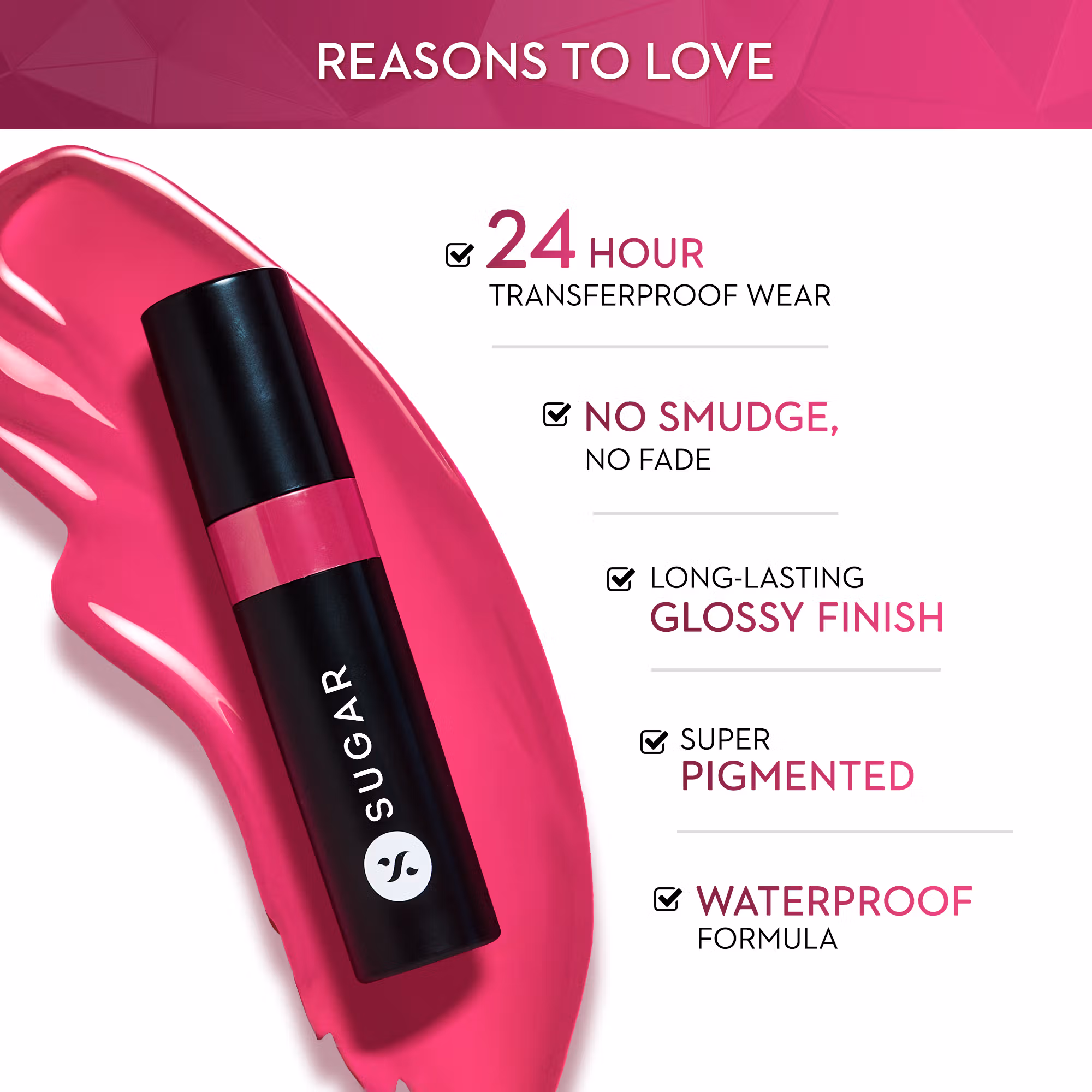 Sugar - Crimson Cognac - Partner In Shine - Transferproof Glossy Lipstick