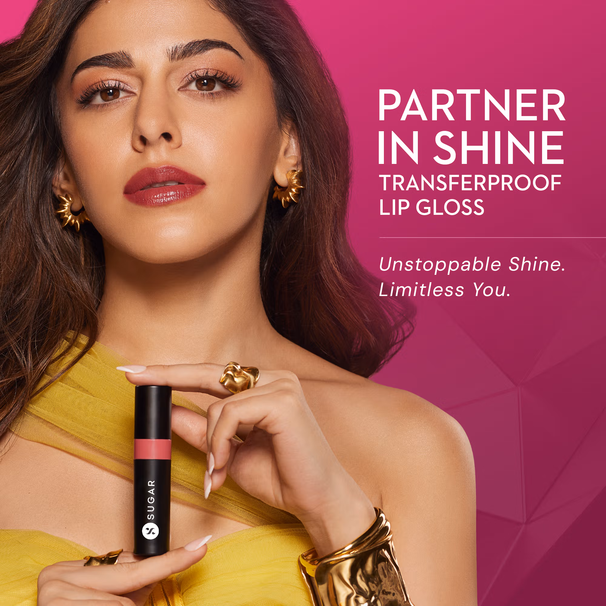 Sugar - Sepia Shiraz - Partner In Shine - Transferproof Glossy Lipstick