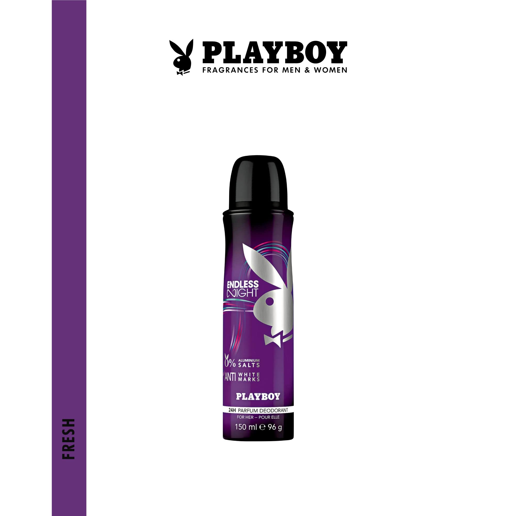 Play Boy - Endless Night - 0 % Aluminium Salts - Anti White Marks