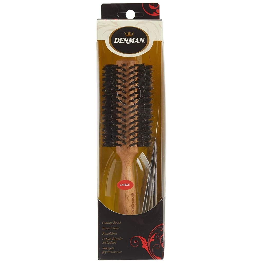 Denman - D-32L - Large-Wooden Curling Brush