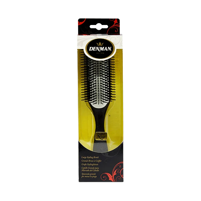 Denman - D4N - Classic Large - Styler Brush - Black/White