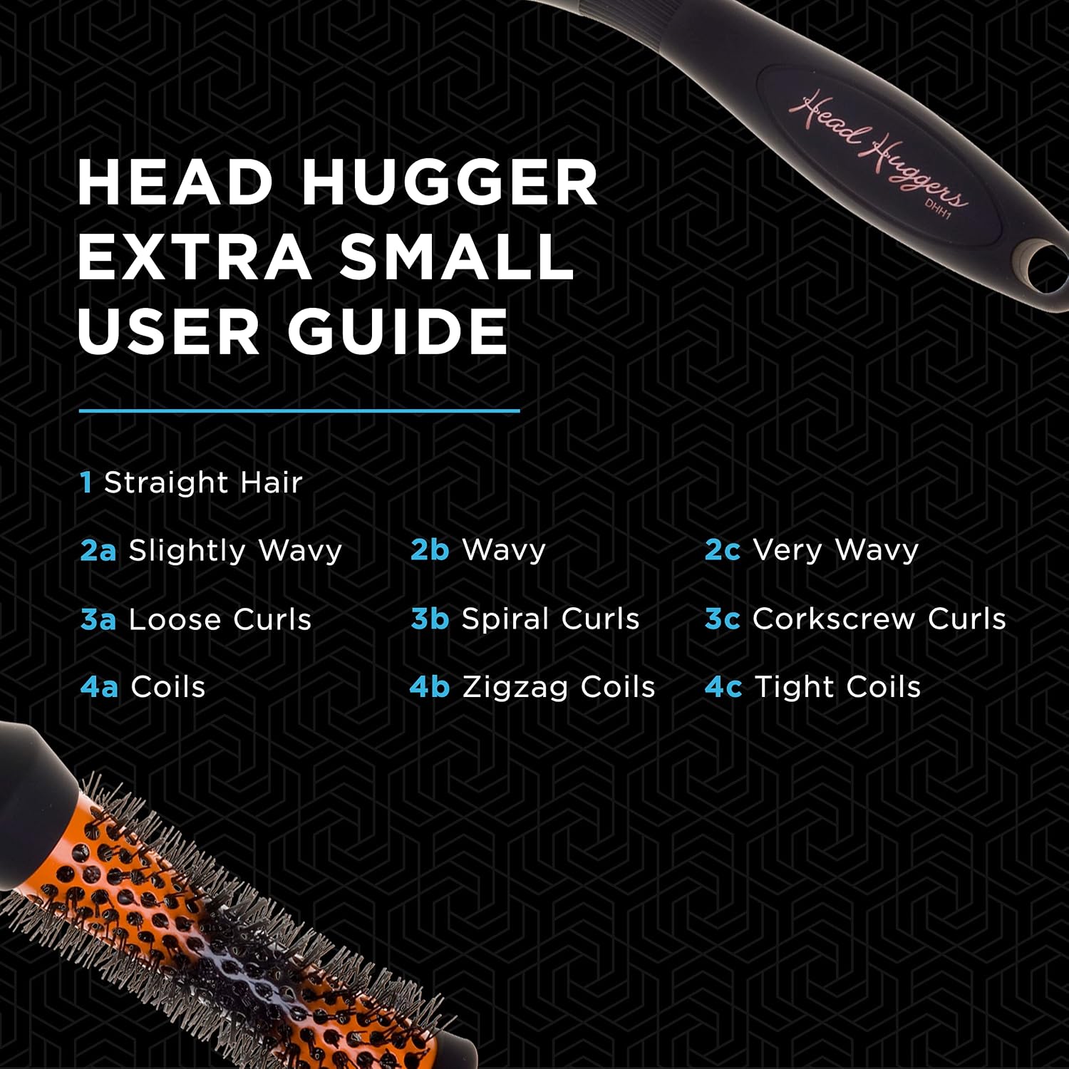 Denman - DHH1 - Head Hugger Hot Curl - Round Hair Brush