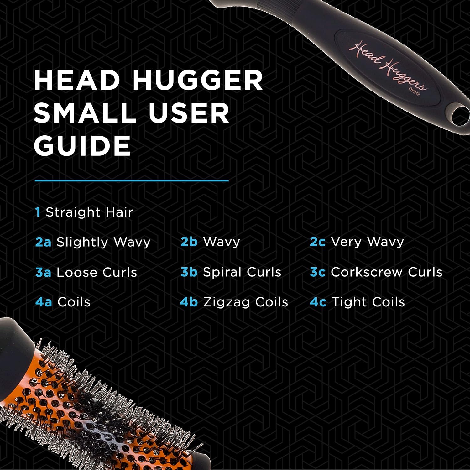 Denman - DHH2 - Head Hugger Hot Curl - Round Hair Brush
