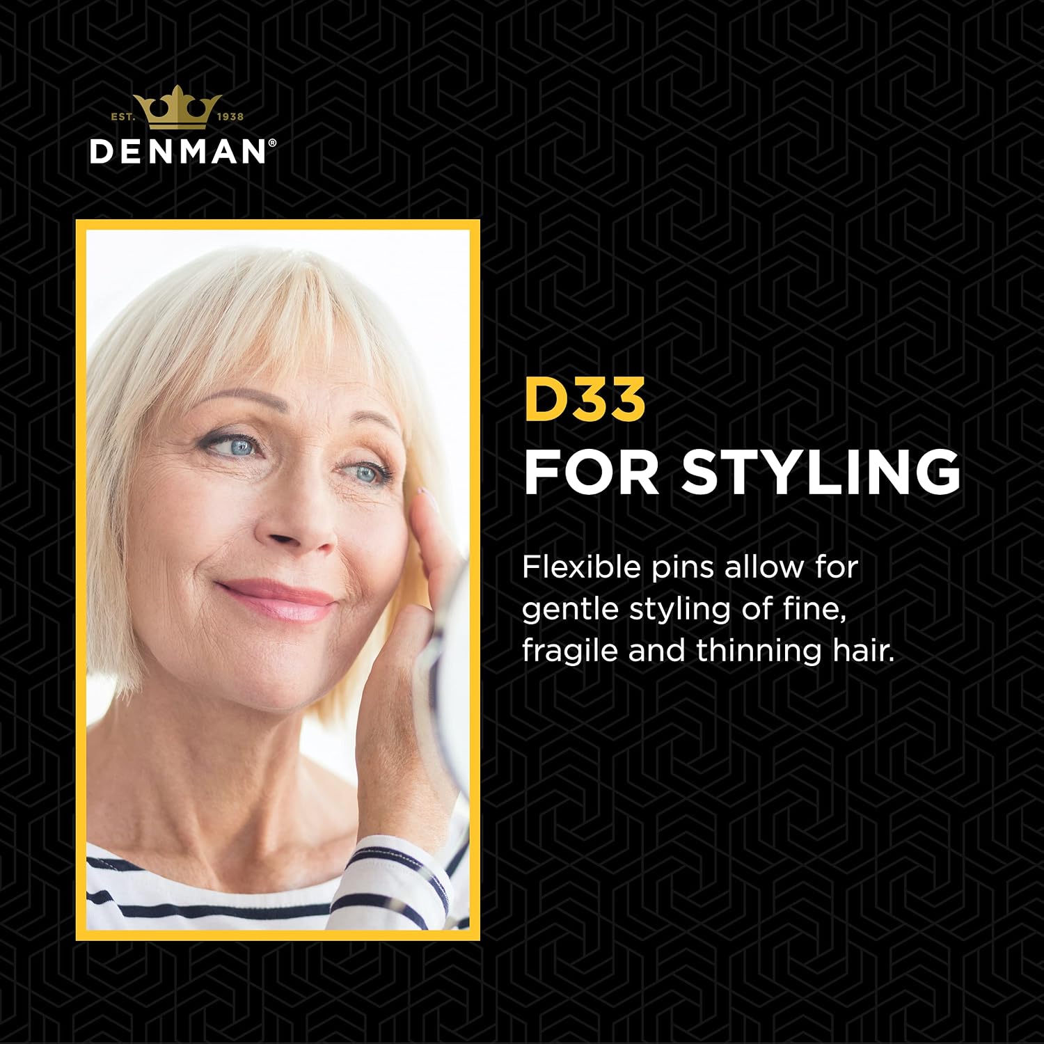 Denman - D-33 - Small Styler (5 Row) Brush