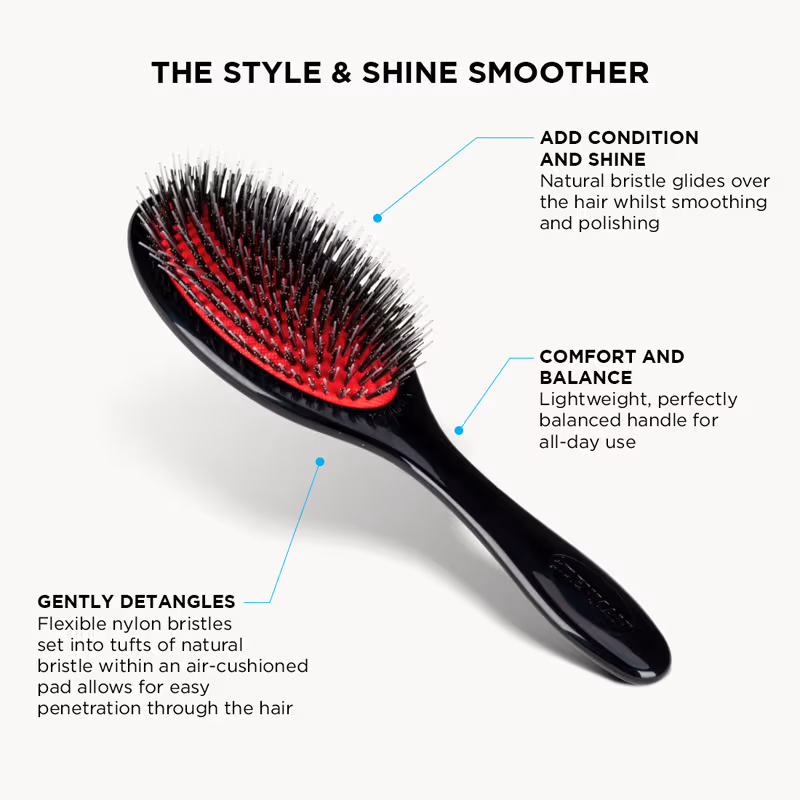 Denman - D-81M - Medium Cushion Brush (Bristle With Quill)