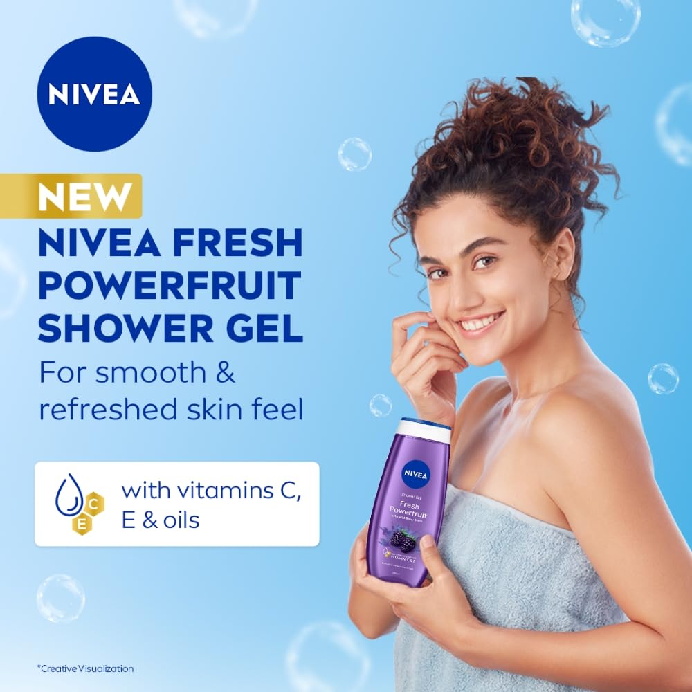 Nivea - Fresh Power Fruit - Shower Gel - Body Wash