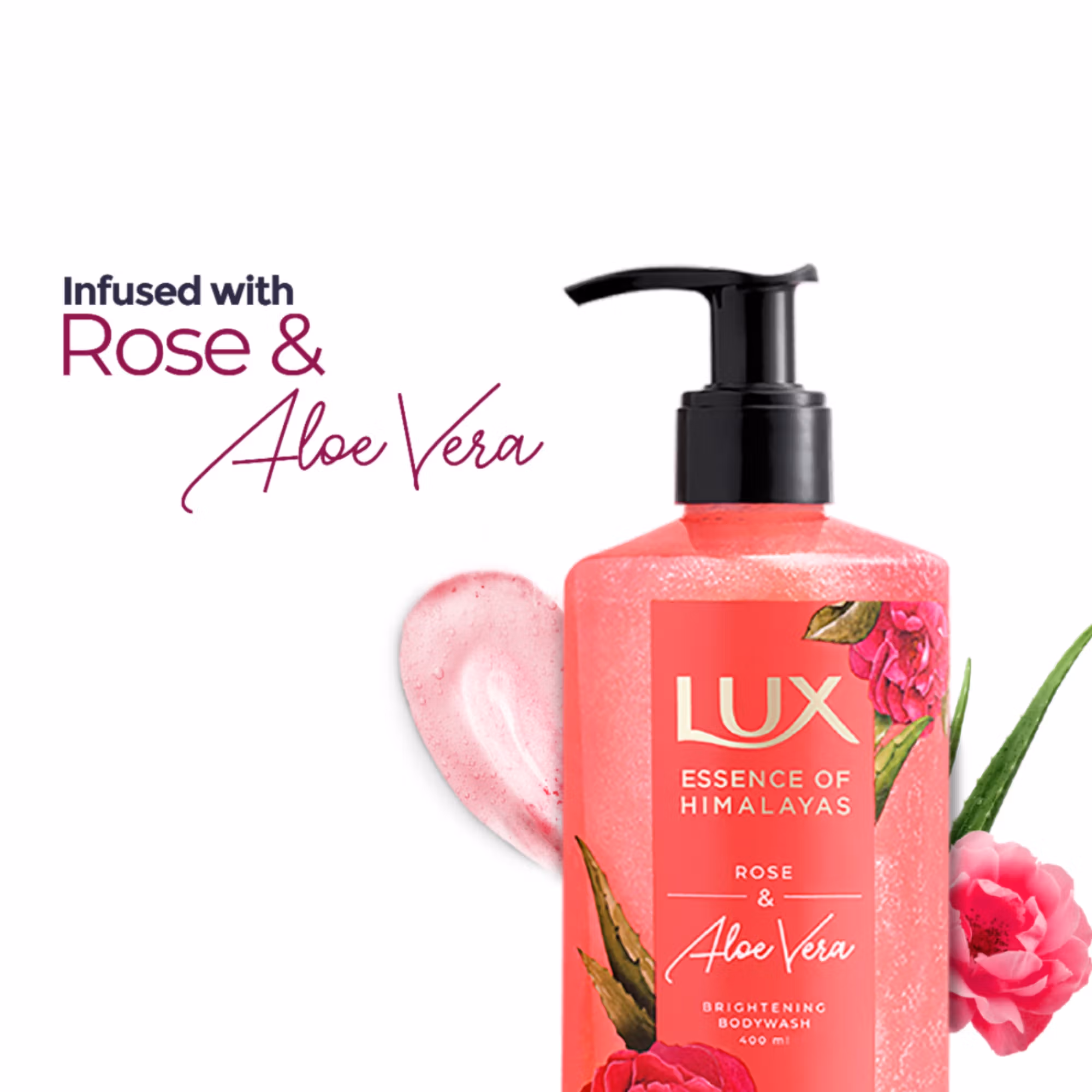 Lux - Rose & Aloe Vera - Shimmering Body Wash