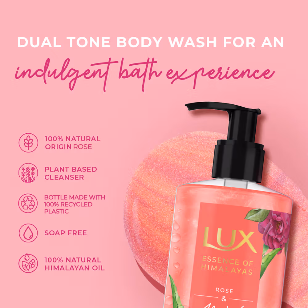 Lux - Rose & Aloe Vera - Shimmering Body Wash