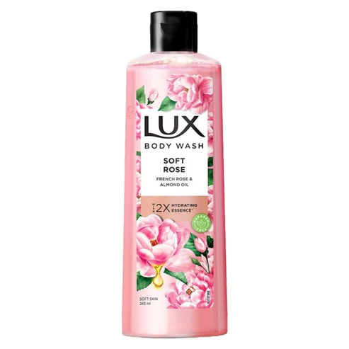 Lux - Soft Rose - French Rose And Almond Oil - Bodywash