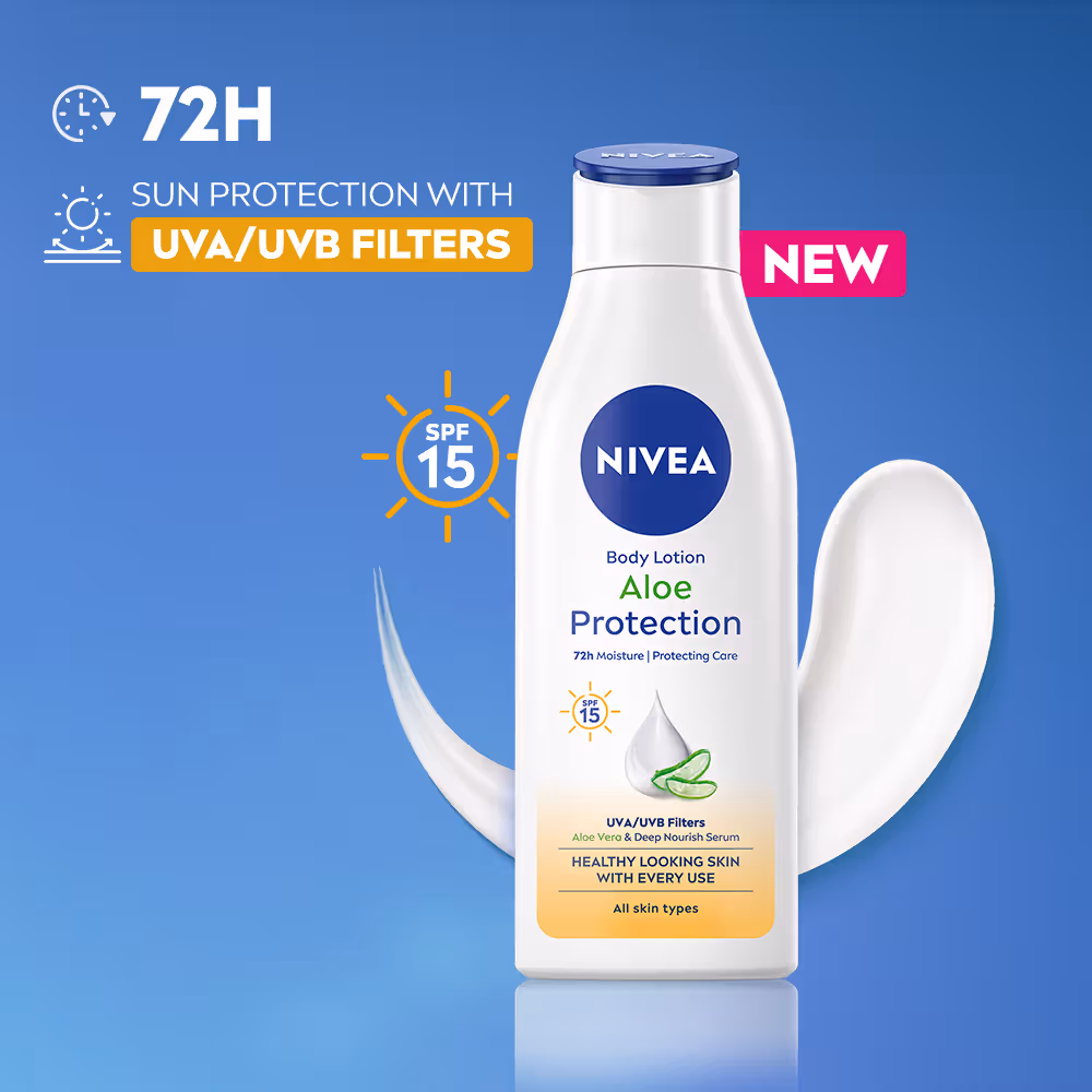 Nivea - Aloe Protection - Sunscreen lotion with SPF 15 - 48H Moisturization