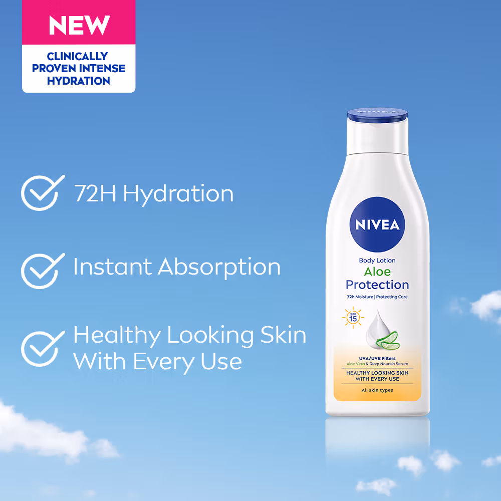 Nivea - Aloe Protection - Sunscreen lotion with SPF 15 - 48H Moisturization