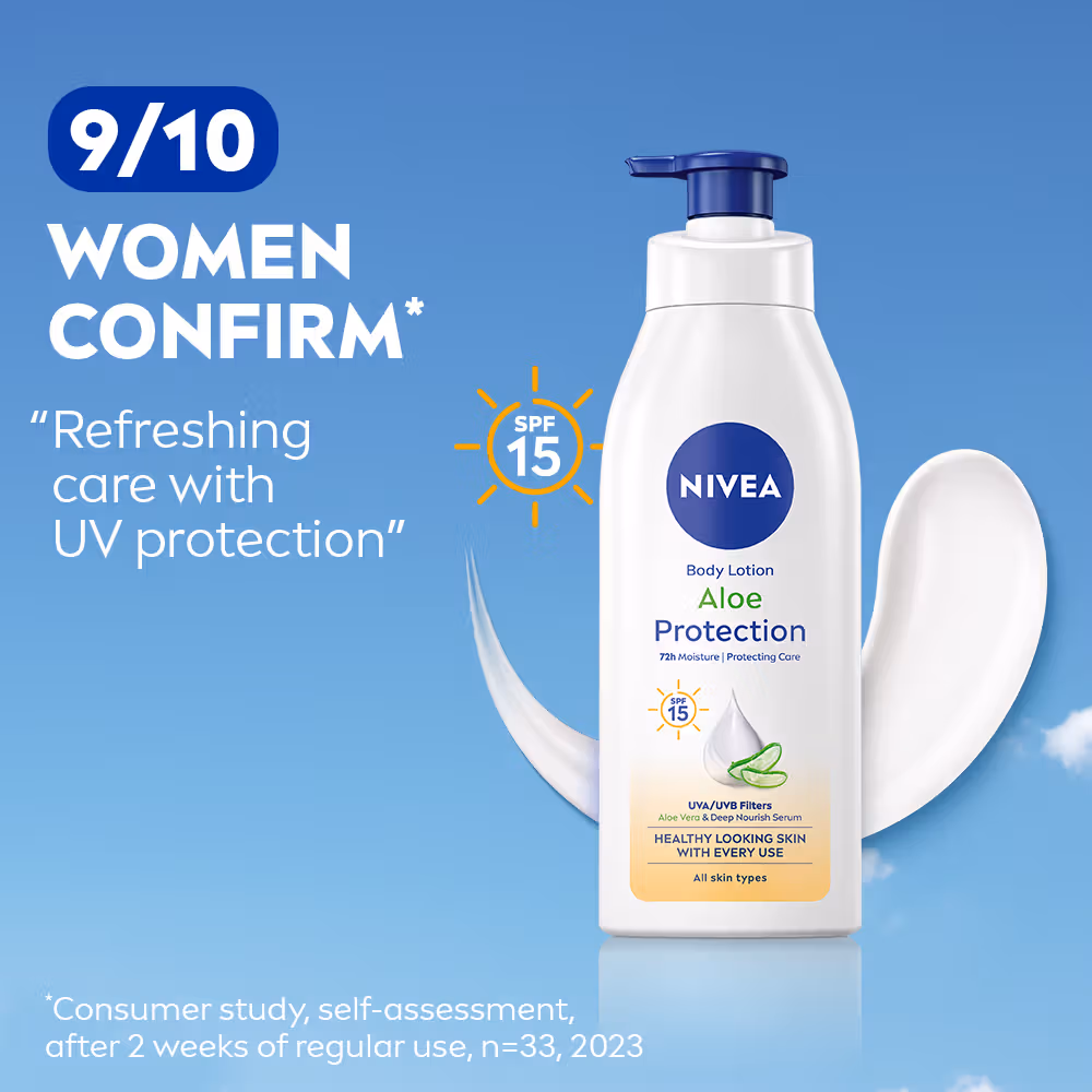 Nivea - Aloe Protection - Sunscreen lotion with SPF 15 - 48H Moisturization