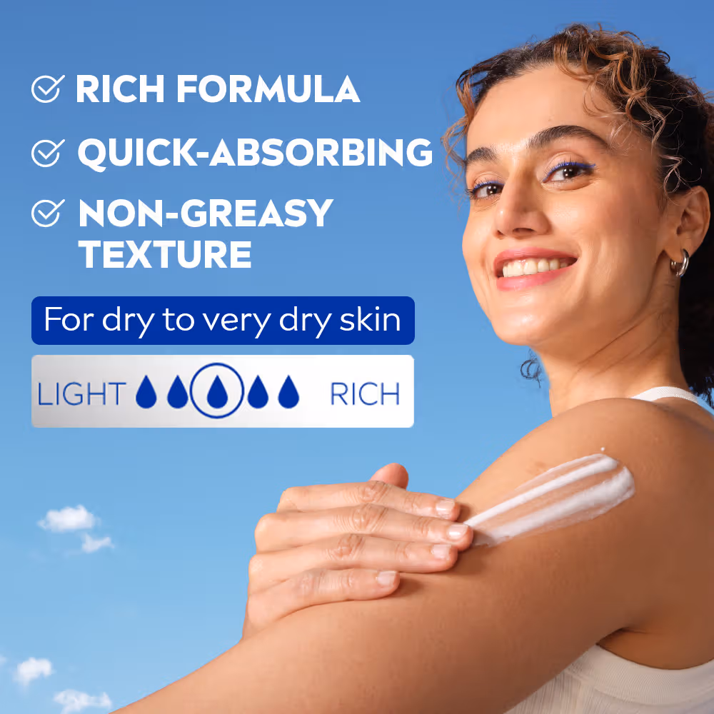 Nivea - Shea Smooth - Body Milk - 5 in 1 Complete Care - 48H Moisturised Skin (Dry Skin)
