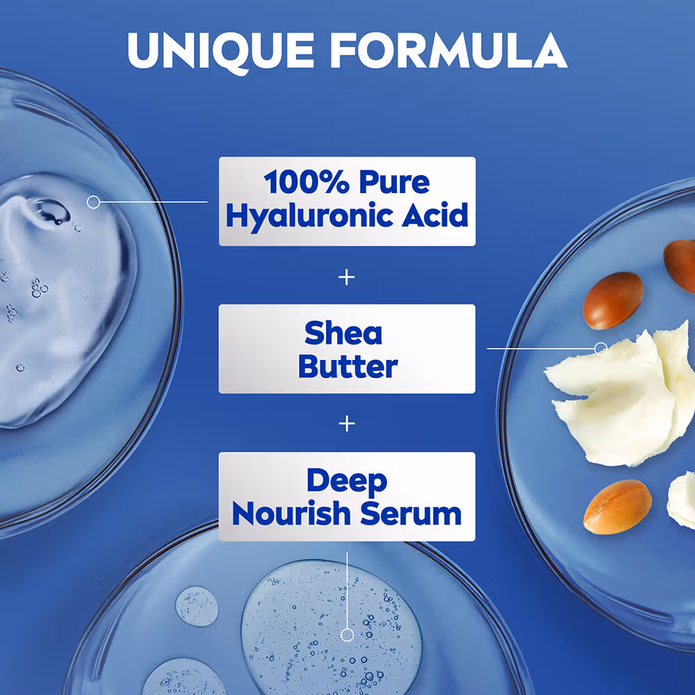 Nivea - Shea Smooth - Body Milk - 5 in 1 Complete Care - 48H Moisturised Skin (Dry Skin)