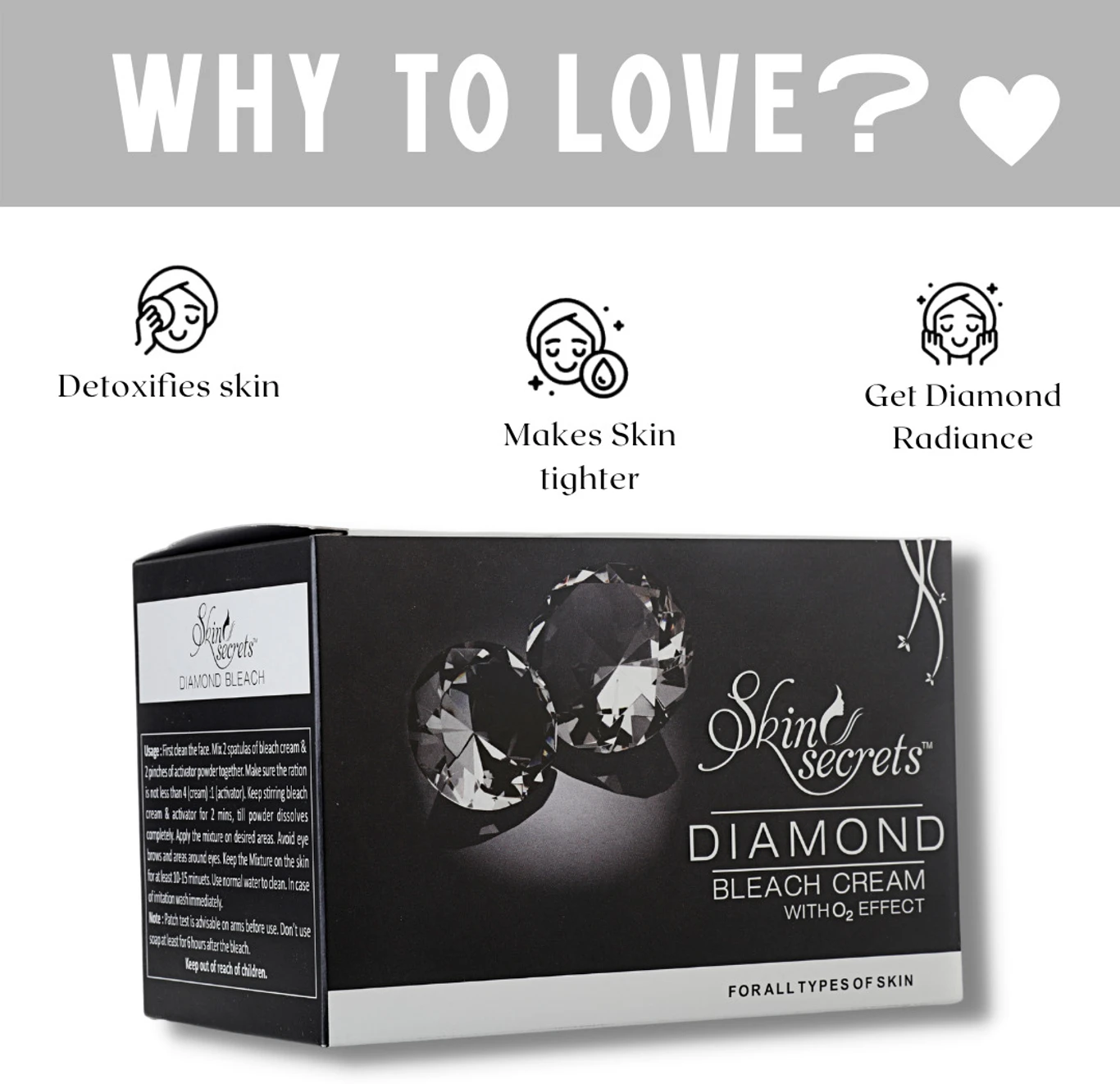 Skin Secrets - Diamond - Bleach Cream