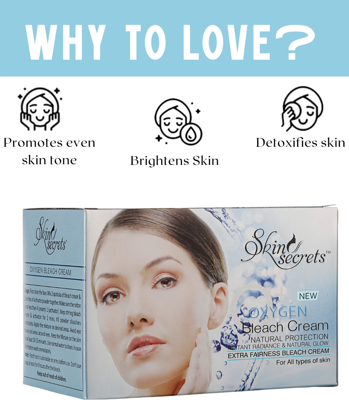 Skin Secrets - Oxygen - Bleach Cream