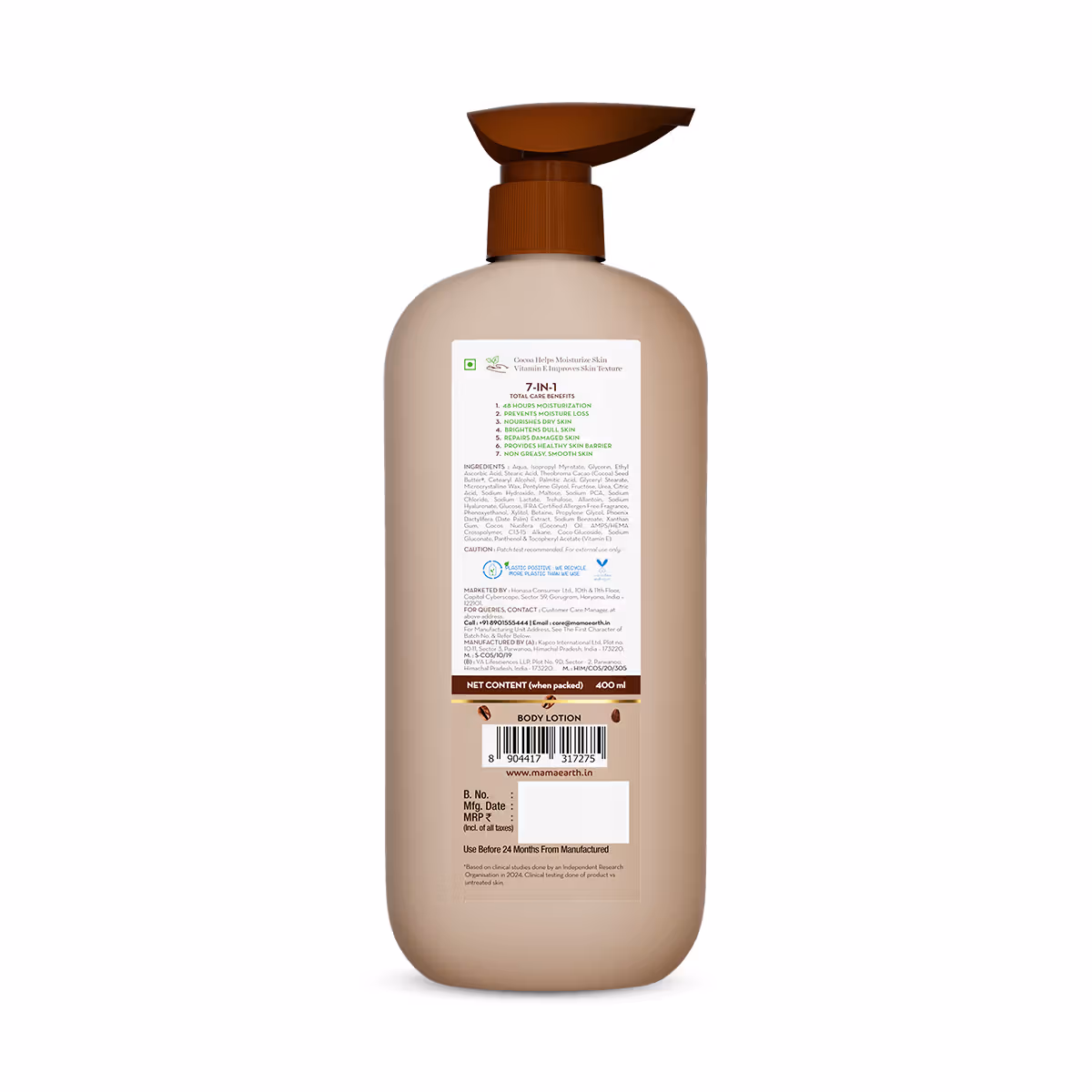 Mamaearth - Cocoa Rich Moisturizing - Body Lotion